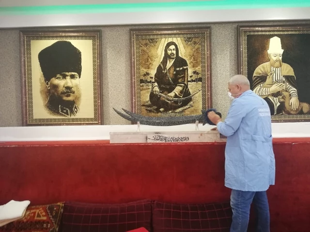 Muharrem ayı öncesi Cemevleri Sancaktepe Belediyesi ekiplerince dezenfekte edildi