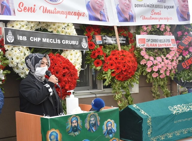 CHP Sancaktepe Belediye Meclis Üyesi Hasan Bayrak son yolculuğuna uğurlandı