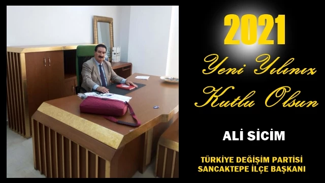 Ali Sicim’in Yeni Yıl Mesajı