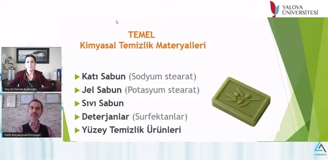 Yalova Üniversitesi’nde Dezenfektanların Doğru kullanımı konuşuldu