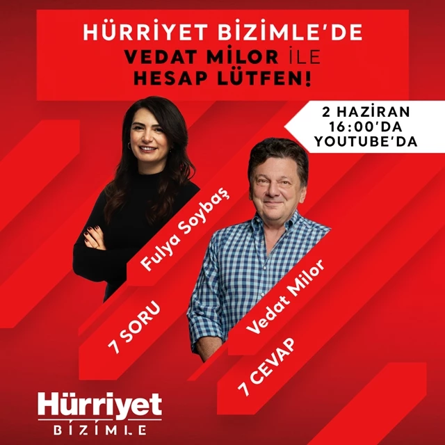 Hürriyet Bizimle her çarşamba yeni konuklarını ağırlıyor!