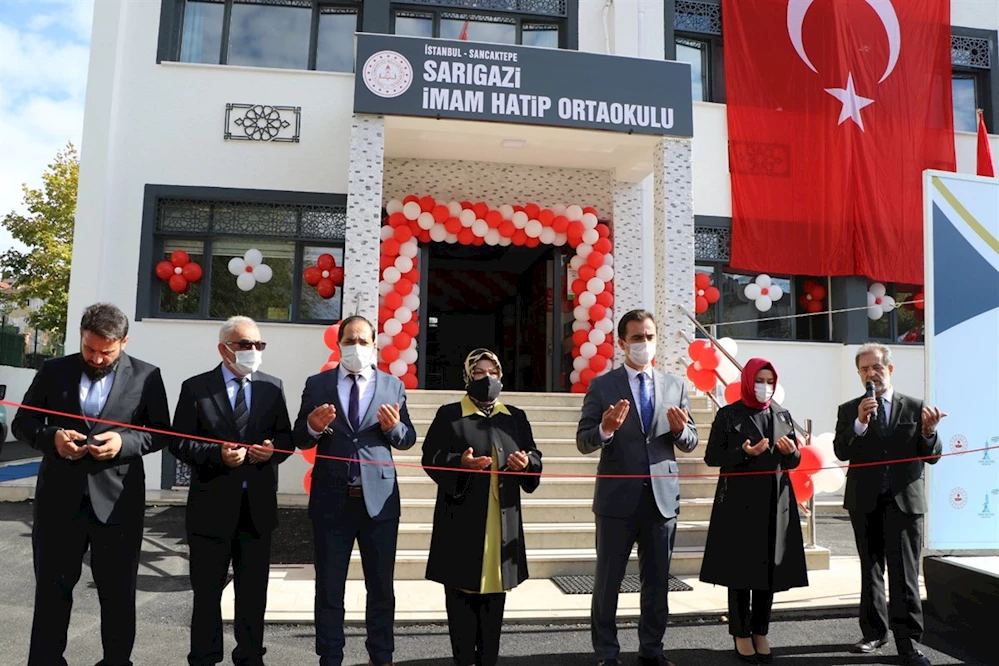 14 Derslikli Sarıgazi İmam Hatip Ortaokulu Dualarla ‘Eğitim Öğretime’ Açıldı