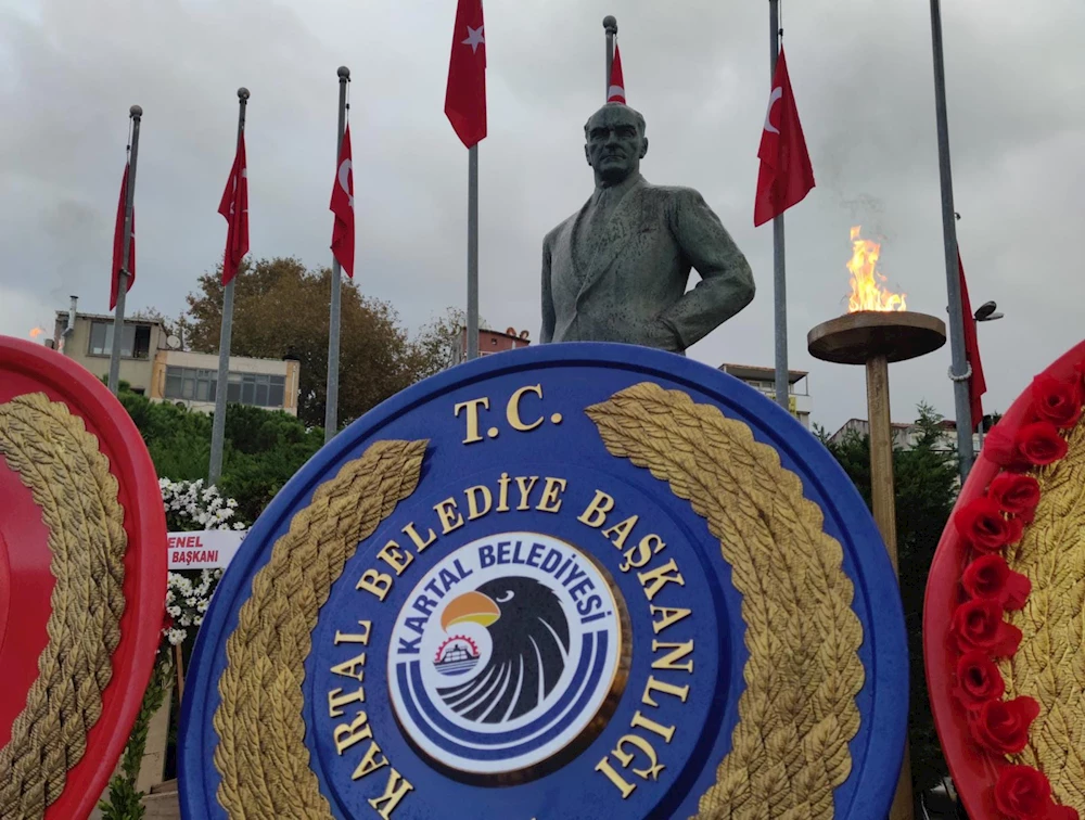ULU ÖNDER MUSTAFA KEMAL ATATÜRK, EBEDİYETE İNTİKAL EDİŞİNİN 83’ÜNCÜ YILINDA KARTAL’DA ANILDI