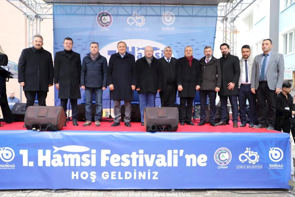 ÇORLU’DA 1. HAMSİ FESTİVALİ DÜZENLENDİ