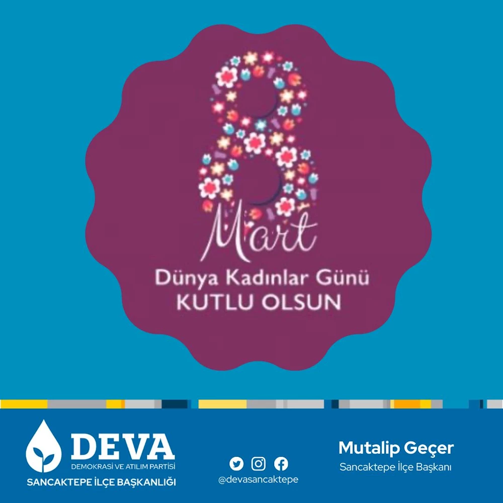 DEVA Partisi Sancaktepe İlçe Başkanı Mutalip Geçer
