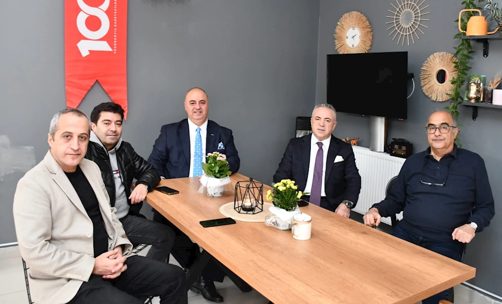 Kaymakam Çelik’ten, Yüzüncüyıl Gazeteciler Derneği’ne ziyaret