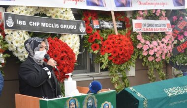 CHP Sancaktepe Belediye Meclis Üyesi Hasan Bayrak son yolculuğuna uğurlandı