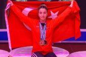 Berfin, Moskova’dan bronz ile döndü