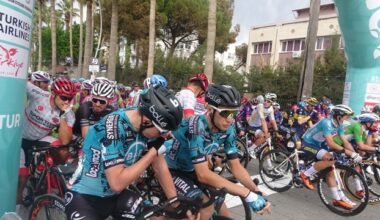 56. Cumhurbaşkanlığı Bisiklet Turu’nun 180 kilometrelik Marmaris – Turgutreis etabı koşuldu.