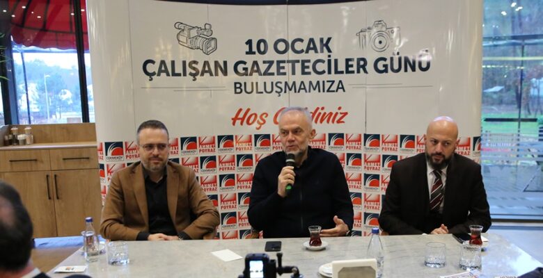 BAŞKAN POYRAZ, 10 OCAK ÇALIŞAN GAZETECİLER GÜNÜ’NDE BASIN MENSUPLARINI AĞIRLADI