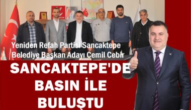 Yeniden Refah Partisi Belediye Başkan Adayı Cemil Cebir Sancaktepe’de basın ile buluştu